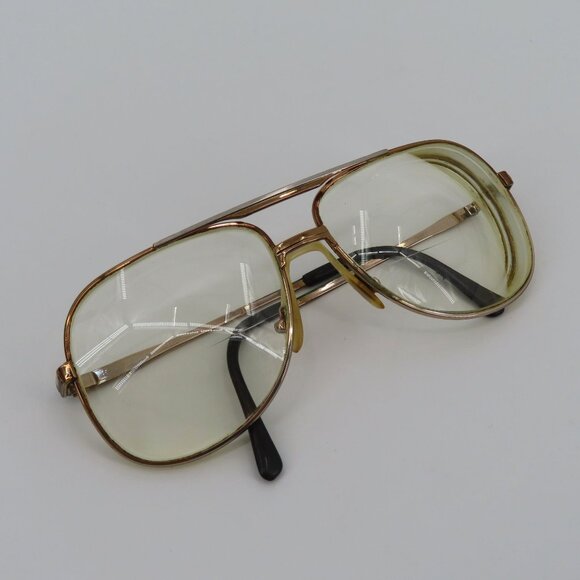VTG Marcolin Marchon 900-F9 Gold Silver Metal Eyeglasses Glasses Frames Italy - Picture 3 of 16